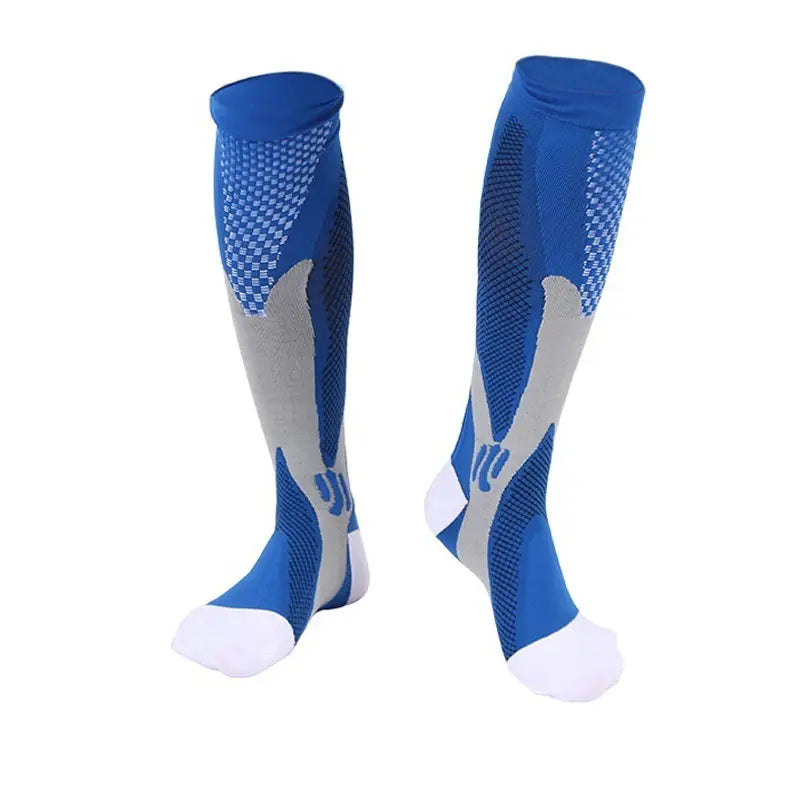 Blue Performance Compression Socks Unisex