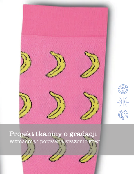 Crazy Pink Banana Compression Socks Unisex