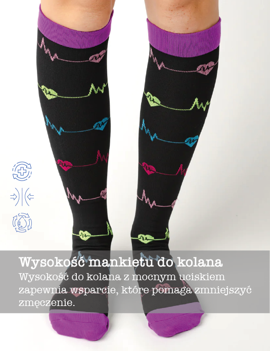 Heartbeat Compression Socks Unisex