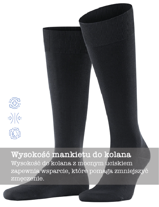 Black Medical Compression Socks Unisex