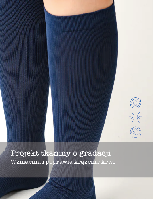 Navy Blue Medical Compression Socks Unisex