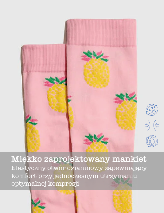 Pineapple Party Compression Socks Unisex