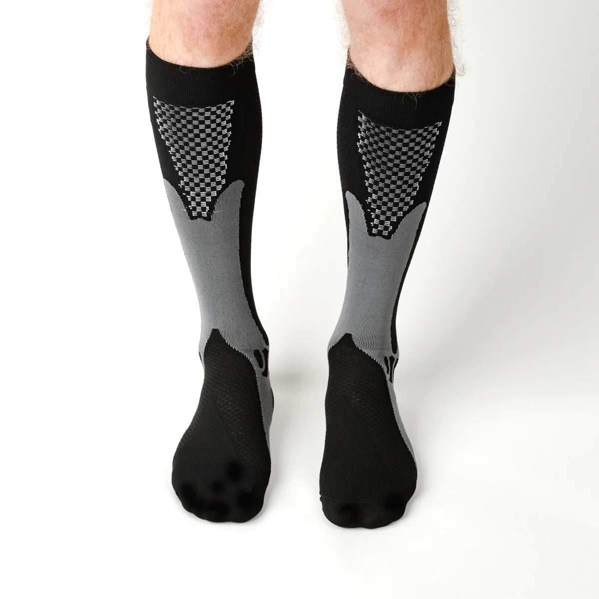 Black Performance Compression Socks Unisex