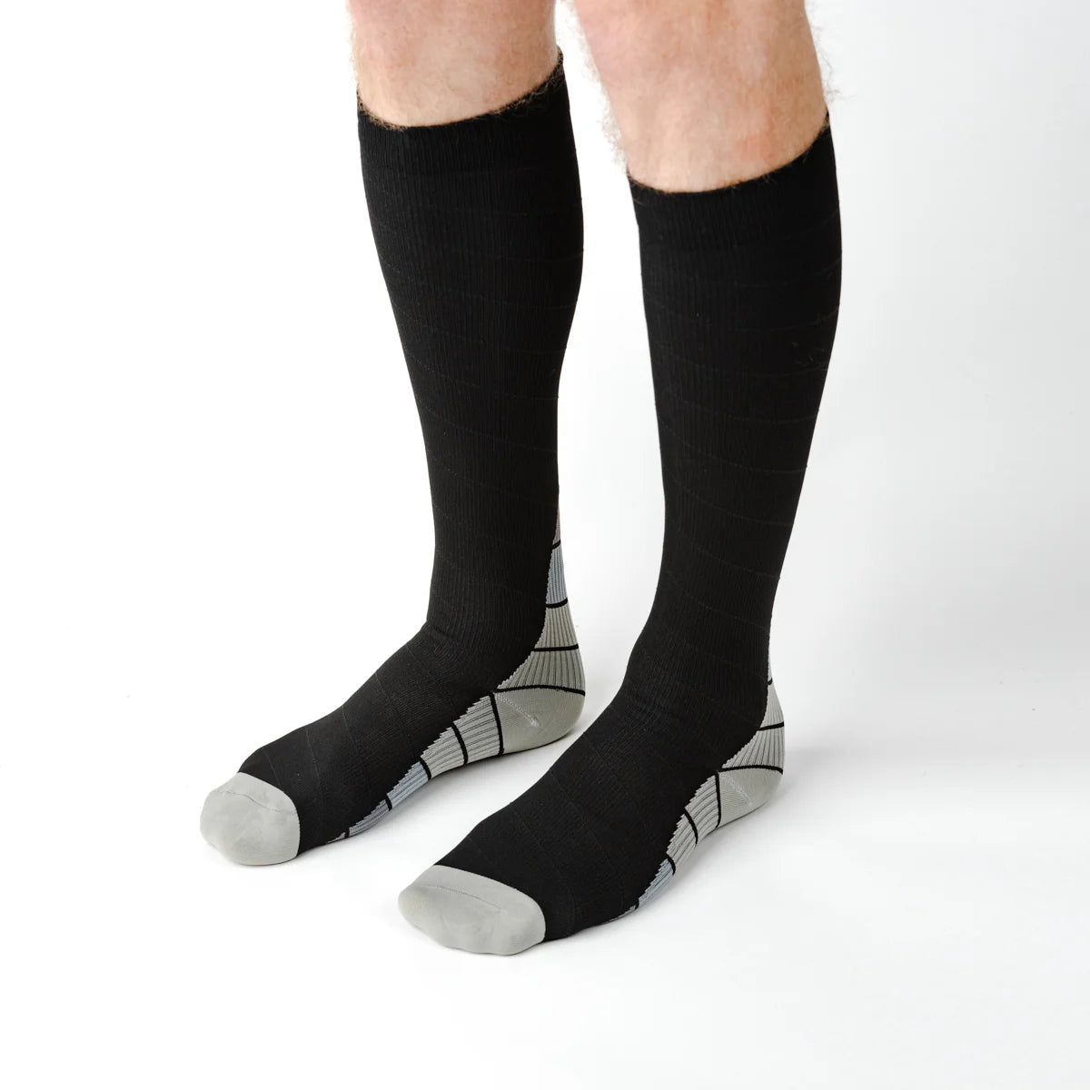 Black/Grey Neo-Vintage Compression Socks Unisex