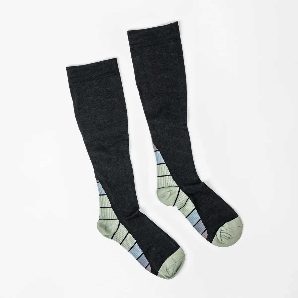 Black/Grey Neo-Vintage Compression Socks Unisex