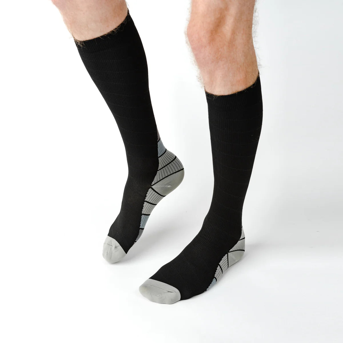 Black/Grey Neo-Vintage Compression Socks Unisex