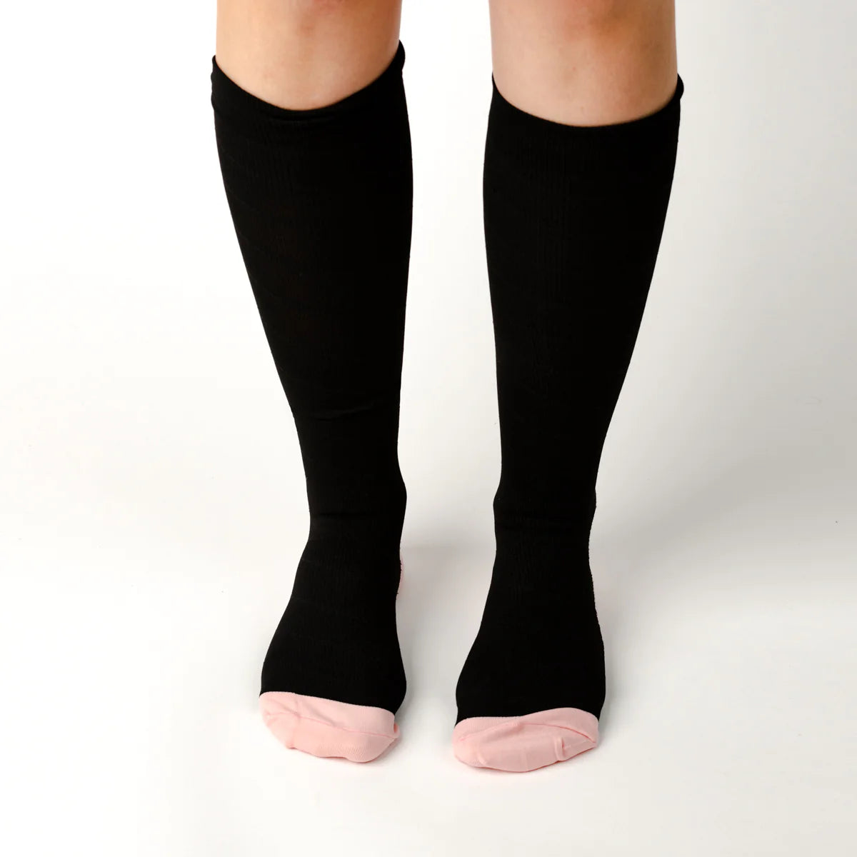 Black/Pink Neo-Vintage Compression Socks Unisex