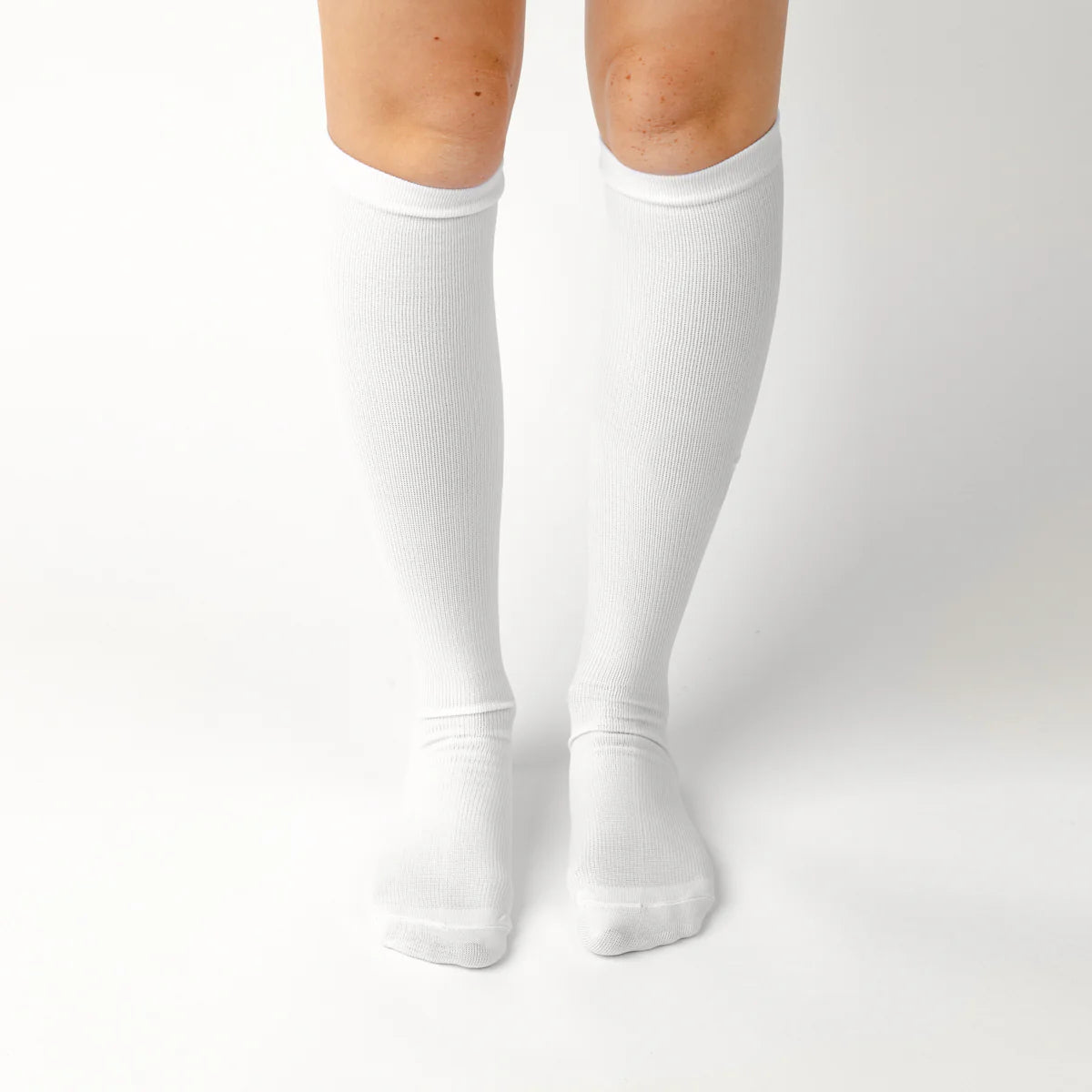 White Medical Compression Socks Unisex