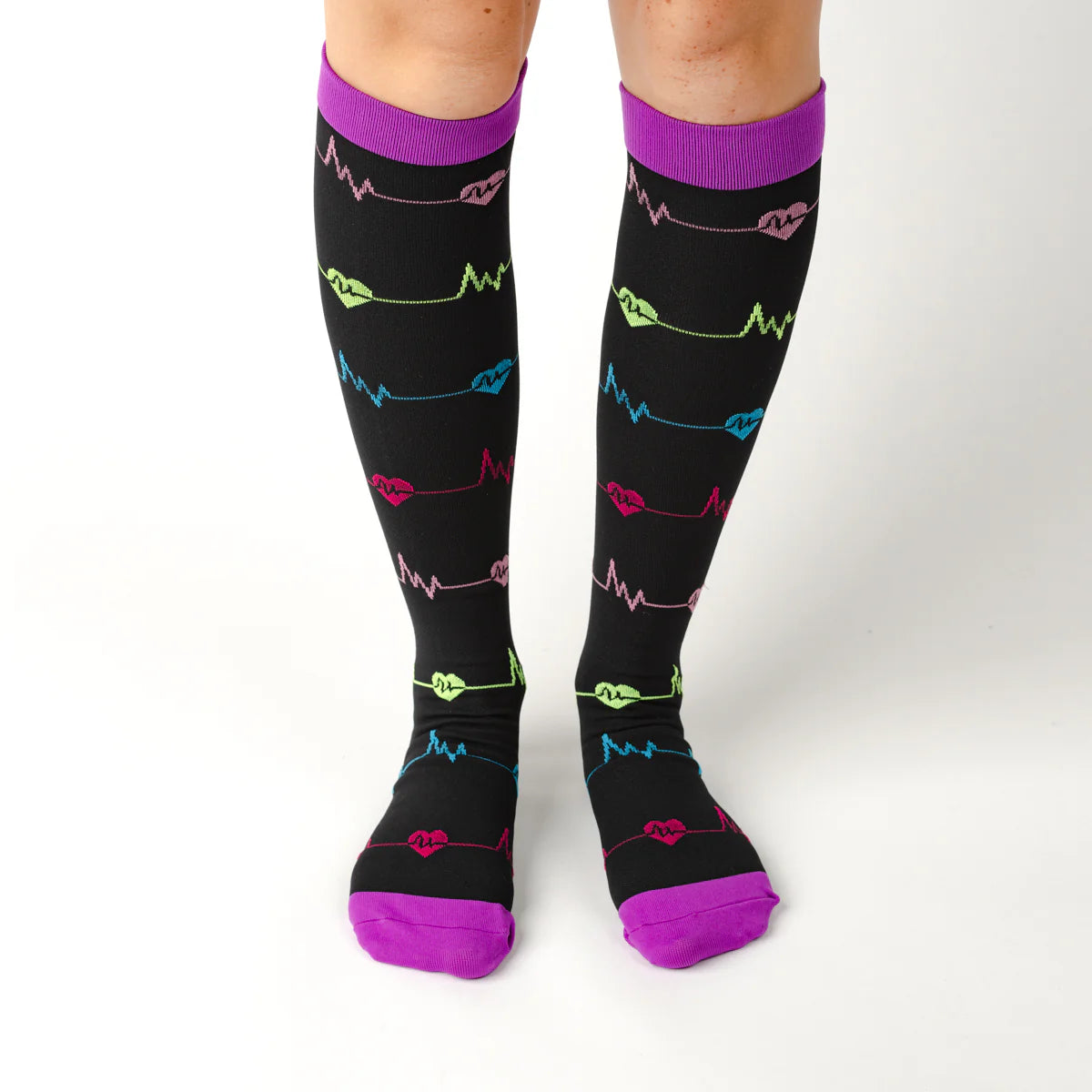 Heartbeat Compression Socks Unisex