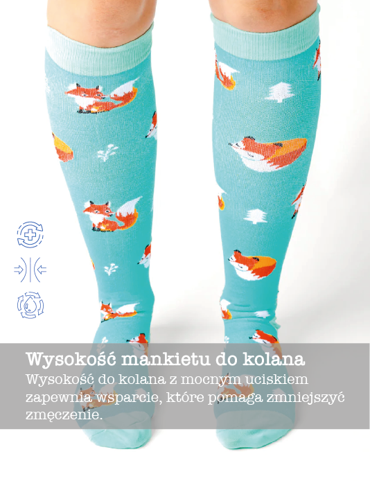 Cozy Fox Compression Socks Unisex