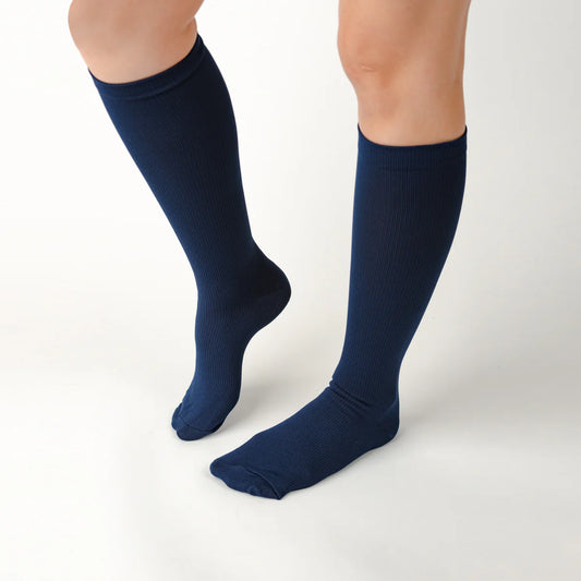 Navy Blue Medical Compression Socks Unisex